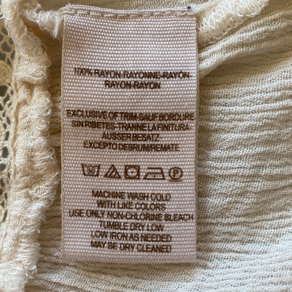 Free People, Flowy Long Sleeve Top. Sz.SM - Picture 6 of 7